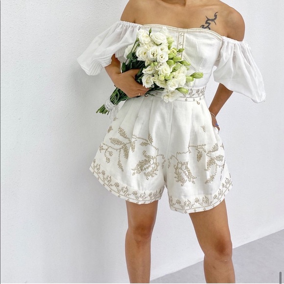 Redpolaris Crop Top with Shorts Set Rare Size 38 S NWOT - Picture 2 of 14